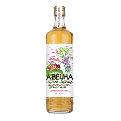 Abelha Cachaca Bottle Shot Gold