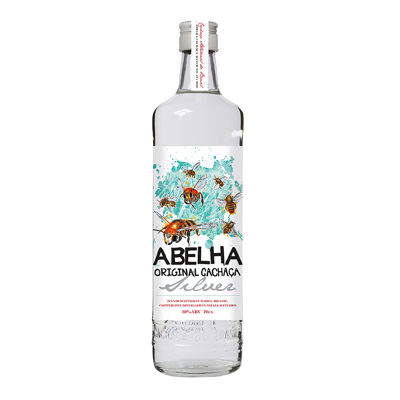 Abelha Cachaca Bottle Shot Silver