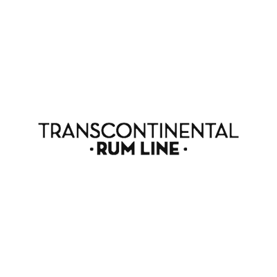 Transcontinental Rum Line Logo Black